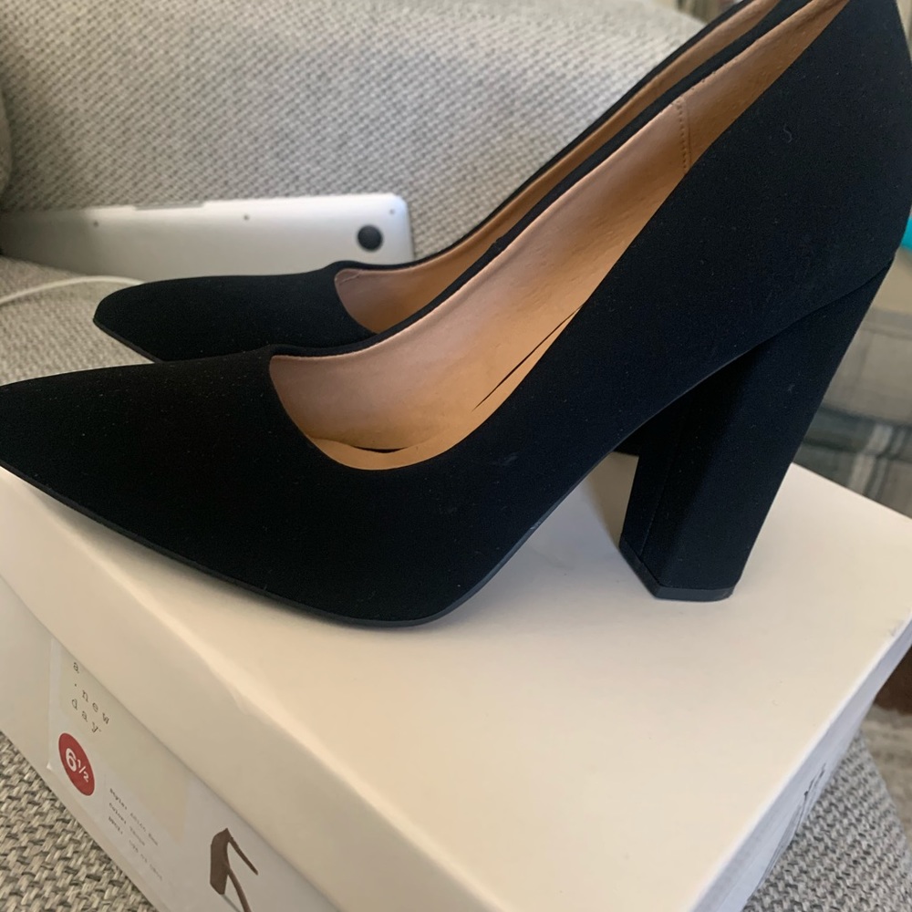 Black heels